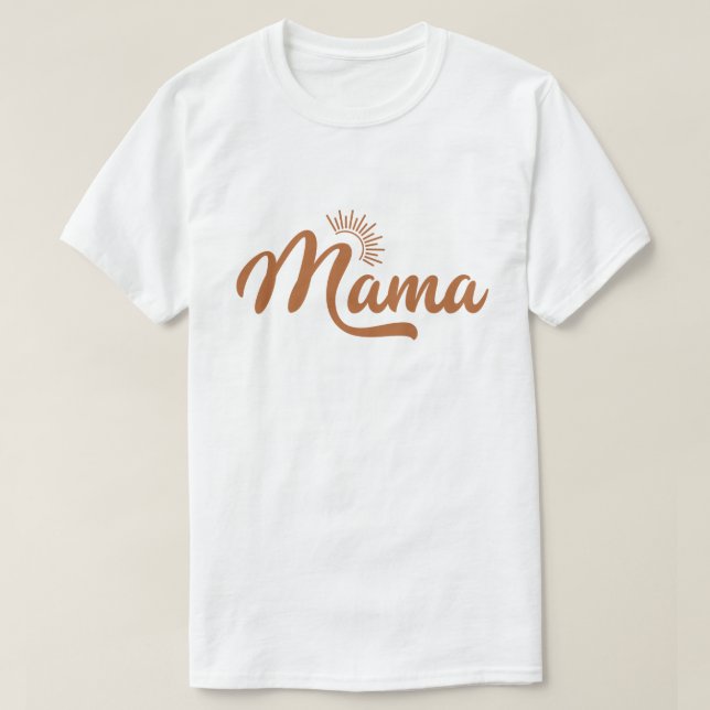 Camiseta Primer viaje alrededor del sol Mama Matching T-shi (Diseño del anverso)