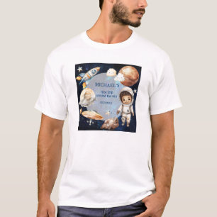 Camiseta Primer Viaje Espacial Alrededor De Los Padres Del 