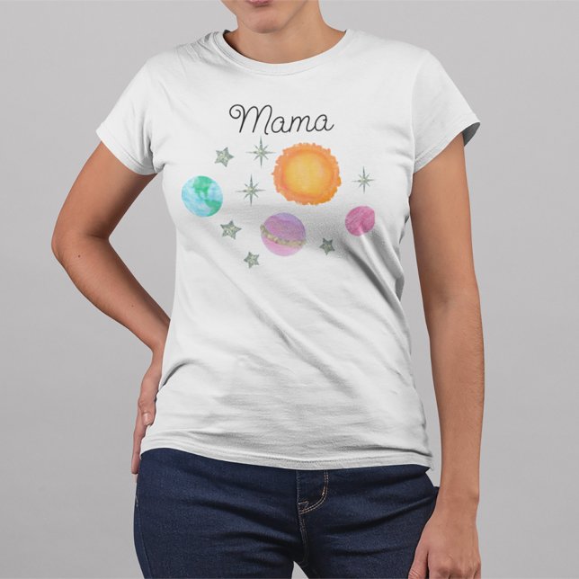 Camiseta Primer Viaje Rosado Alrededor Del Sol Mamá Primer  (Subido por el creador)