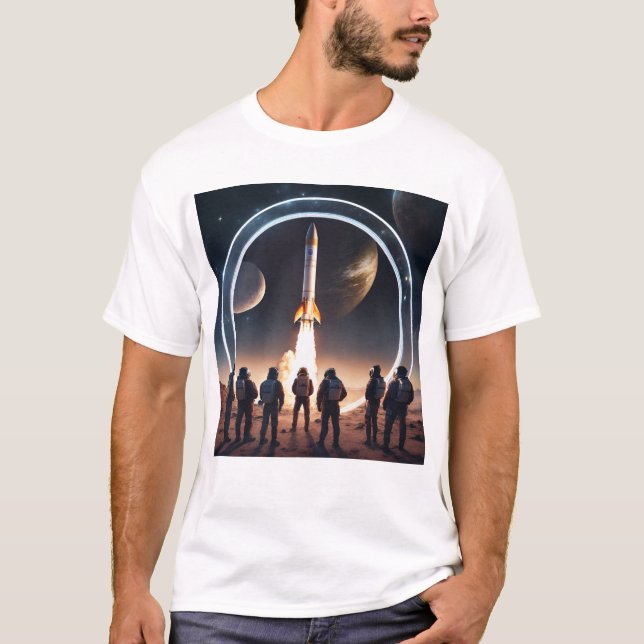 Camiseta "Primer vistazo de Ape a las estrellas" (Anverso)