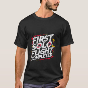 Camiseta Primer vuelo individual completado —