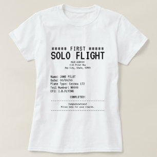 Camiseta Primer vuelo solo
