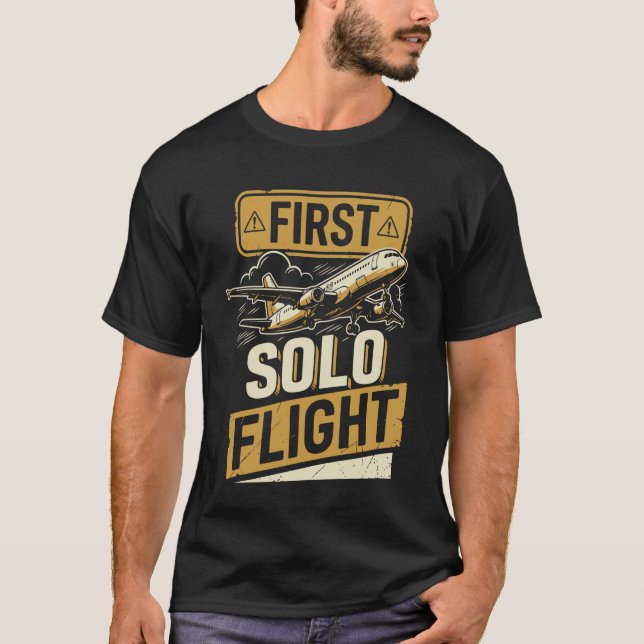 Camiseta Primer vuelo solo (Anverso)