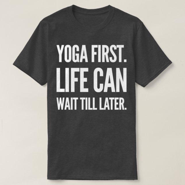 Camiseta Primer yoga (Diseño del anverso)