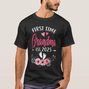 Camiseta Primera Abuela Promovida A La Abuela Este 2025 Mo