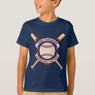 Camiseta Primera base, pasatiempo americano