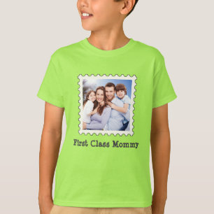Camiseta Primera clase Mami mejor mamá personalizado foto c