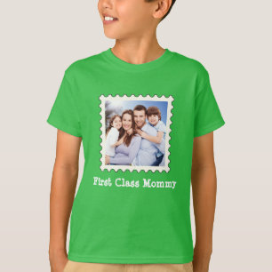 Camiseta Primera clase Mami mejor mamá personalizado foto c