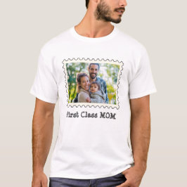 Camiseta PRIMERA CLASE MOM Mejor mamá personalizado foto ho