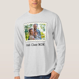 Camiseta PRIMERA CLASE MOM Mejor mamá personalizado foto ho