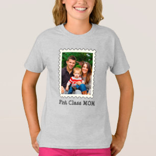 Camiseta PRIMERA CLASE MOM Mejor mamá personalizado foto ma