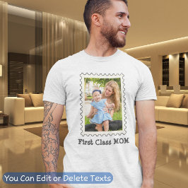 Camiseta PRIMERA CLASE MOM Mejor mamá personalizado foto ma