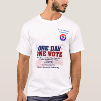 Camiseta Primera Comisión de los Estados Unidos Un día, una