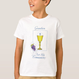 Camiseta Primera Comunión del nieto, Cáliz con Hostia