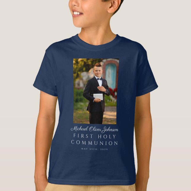Camiseta Primera Comunión Personalizada Niño (Anverso)
