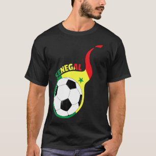 Camiseta Primera Copa Africana de Fútbol Bandera de Senegal