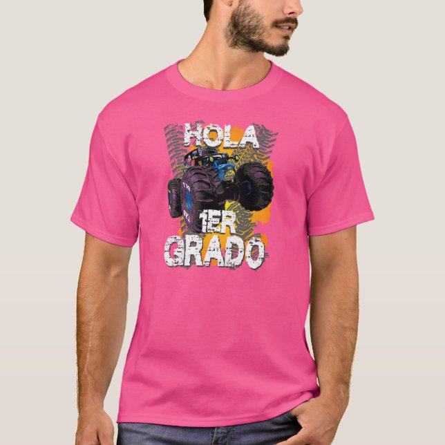 Camiseta Primera Dia De Escuela Maestra Española 1 Gra (Anverso)