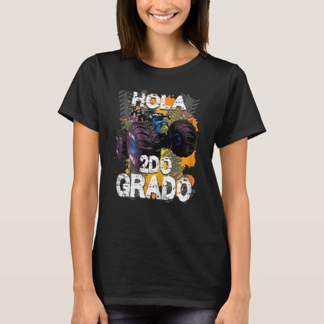 Camiseta Primera Dia De Escuela Maestra Española 2 Gra (Anverso)