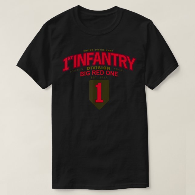 Camiseta Primera División de Infantería - Gran Red, Fort Ri (Diseño del anverso)