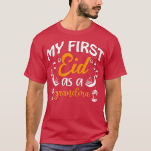 Camiseta Primera Eid Como Abuela Feliz Eid Al Fitr Al A