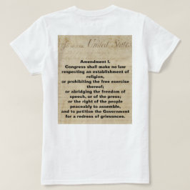 Camiseta Primera enmienda protesta por mi propio tiempo y d