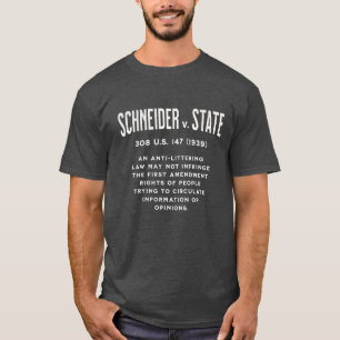 Camiseta Primera enmienda Schneider c. State, 308 U.S. 147