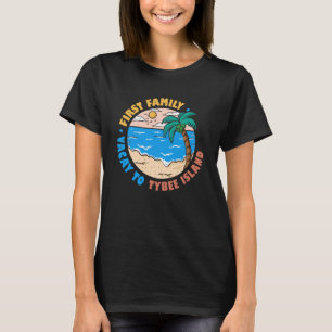 Camiseta Primera familia de vacaciones en la isla Tybee, Ge