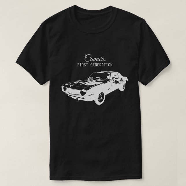 Camiseta Primera generación de Silhouette Camaro (Diseño del anverso)