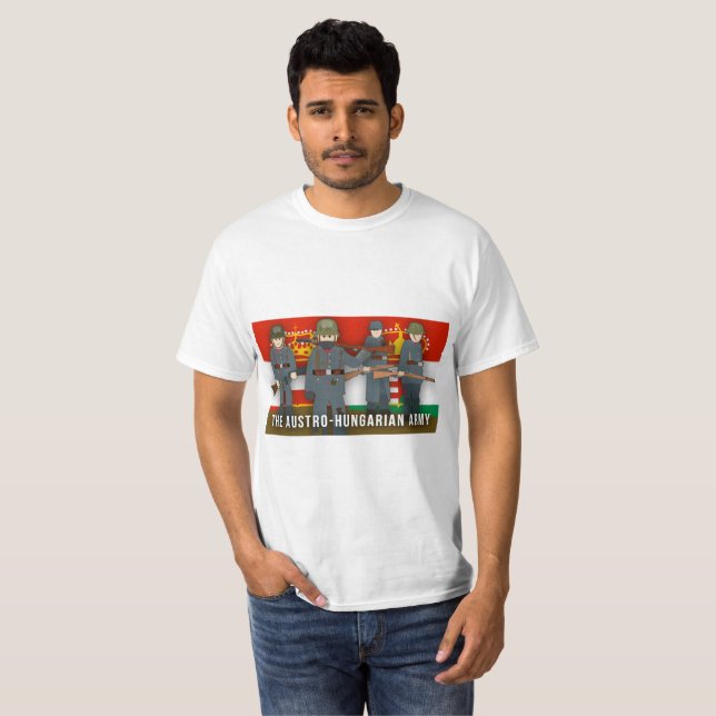 Camiseta Primera Guerra Mundial austrohúngara de la facción (Anverso completo)