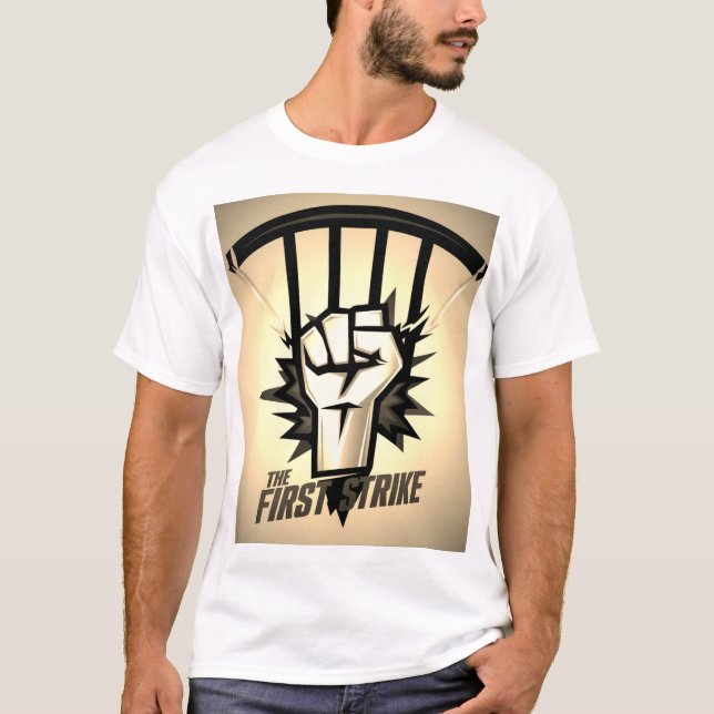 Camiseta PRIMERA HUELGA - GIMNASIO MOTIVATIVO Y Calle T (Anverso)