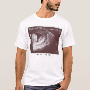Camiseta Primera imagen del bebé de Alex y de Angela