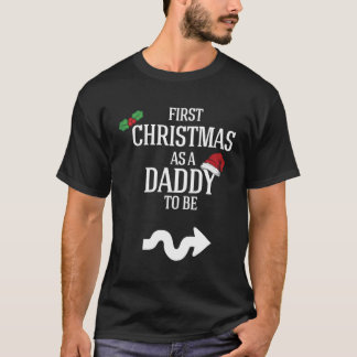 Camiseta Primera Invitación de embarazo de Papá Noel