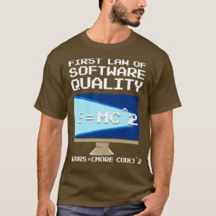 Camiseta Primera Ley de Calidad de Software EMC