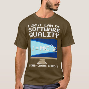Camiseta Primera Ley de Calidad de Software EMC