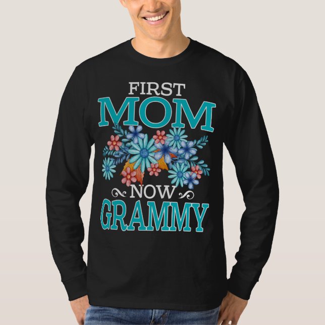 Camiseta Primera madre, ahora camisas Grammy, el nuevo día  (Anverso)