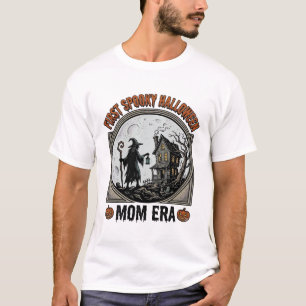 Camiseta Primera Mamá de Halloween Grabado Antiguo Bruja Em