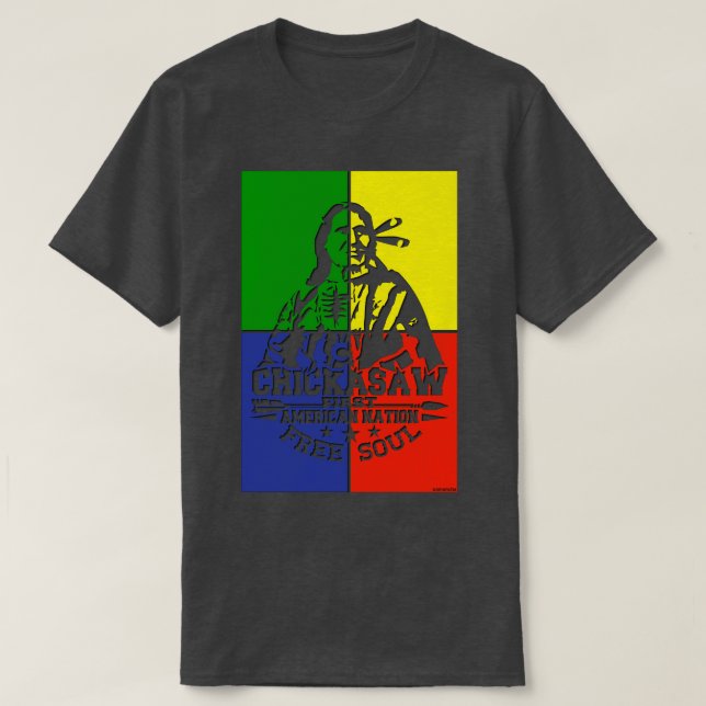Camiseta Primera nación de pollo (Diseño del anverso)
