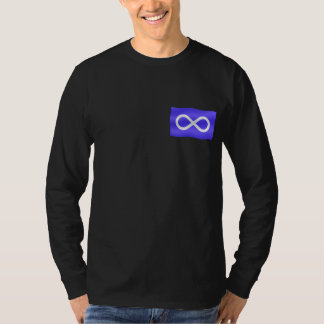 Camiseta Primera Nación Mens Metis Bandera Camisas de manga