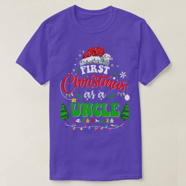 Camiseta Primera Navidad como el tío nuevo Navidades (Diseño del anverso)