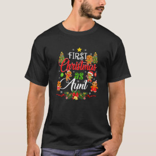 Camiseta Primera Navidad como familia tía coincidiendo con 