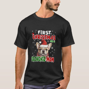 Camiseta Primera Navidad Como Madre Francesa Padre Santa Ha