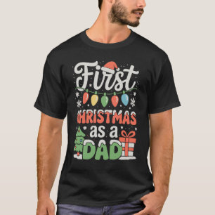 Camiseta Primera Navidad como papá Nuevo papá 1ra Navidad