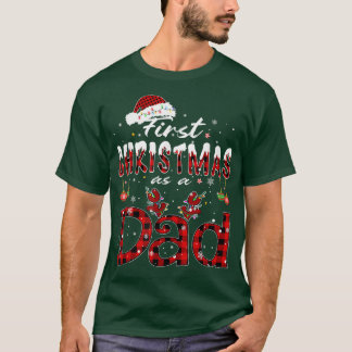 Camiseta Primera Navidad como papá nuevo papá Navidades pri