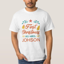 PRIMERA NAVIDAD COMO SRA. JOHSON PERSONALIZAR NAME