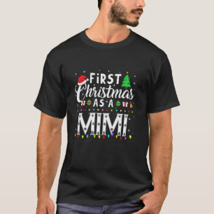 Camiseta Primera Navidad Como Un Mimi Divertido Navidad Nue