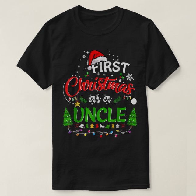 Camiseta Primera Navidad como un tío nuevo Navidades (Diseño del anverso)