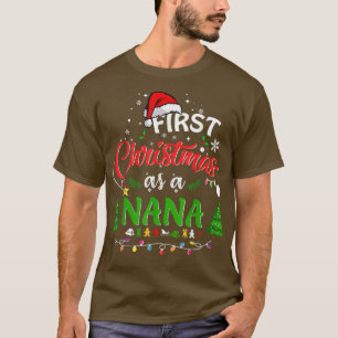 Camiseta Primera Navidad como una nana nueva mami primera N
