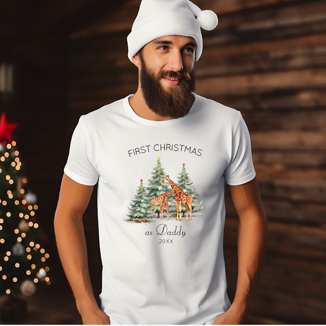 Camiseta Primera Navidad cuando papá papá se aburre con jir (Subido por el creador)