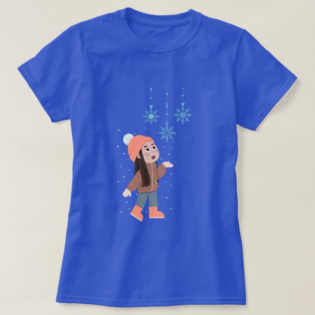 Camiseta Primera nevada (Diseño del anverso)