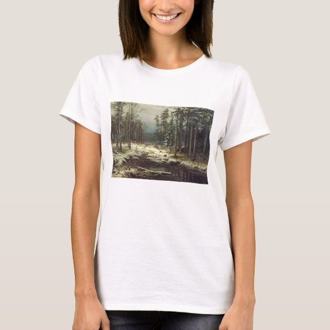 Camiseta Primera nieve (Anverso)